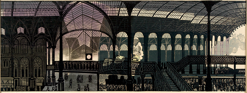 Illustration for article titled London Has Never Looked Better Than in These Mid-Century Linocuts